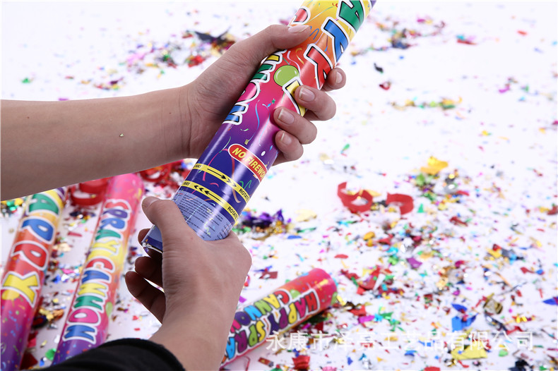 礼花 厂家直销婚庆用品开业庆典礼炮 现货批发金色红色旋转式礼花