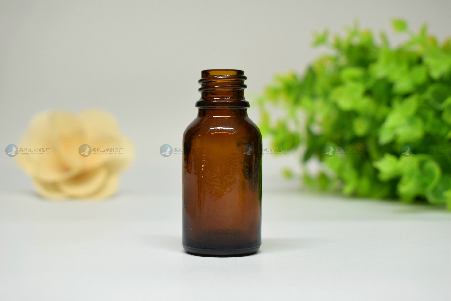 棕色精油瓶15ml 玻璃滴管瓶 化妆品玻璃瓶 实验瓶 可喷涂印logo