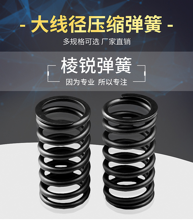 专业生产耐高温弹簧不锈钢弹簧大弹簧机械弹簧减震弹簧压缩弹簧