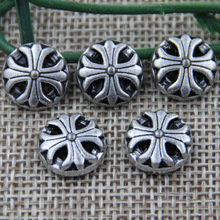 正品克罗心大码胖妹妹高街复古十字架黑灰色牛仔外套女春秋情侣休