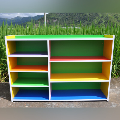 幼儿园玩具柜 儿童收纳柜储物柜 多功能柜子彩色玩具柜家用摆设柜