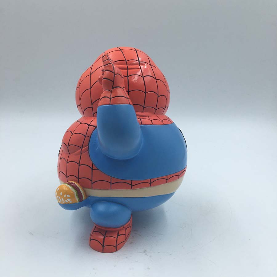 创意广告礼品 q版蜘蛛人偶 pvc卡通公仔定制