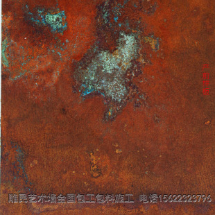 广州深圳仿铜锈漆铁锈色油漆生锈漆水性漆仿真锈效果涂装艺术漆