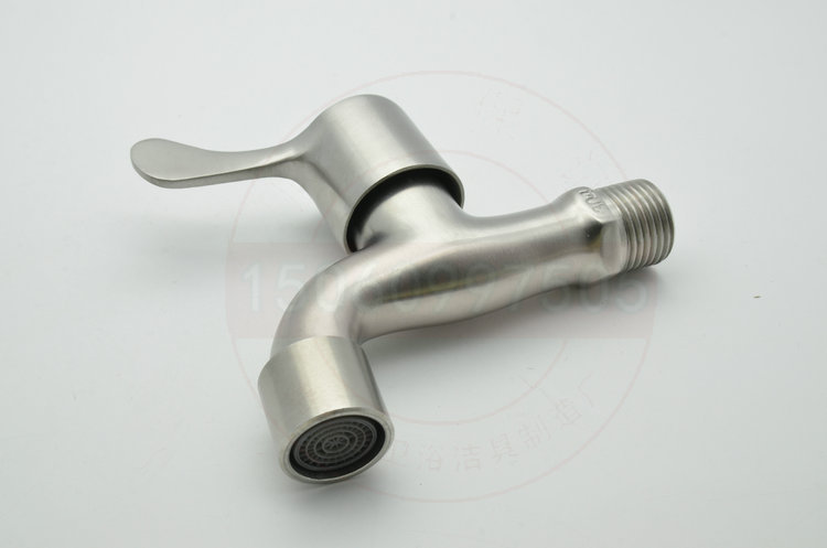 sus304钢单冷水龙头洗衣机水龙头 4分快开水嘴小龙头