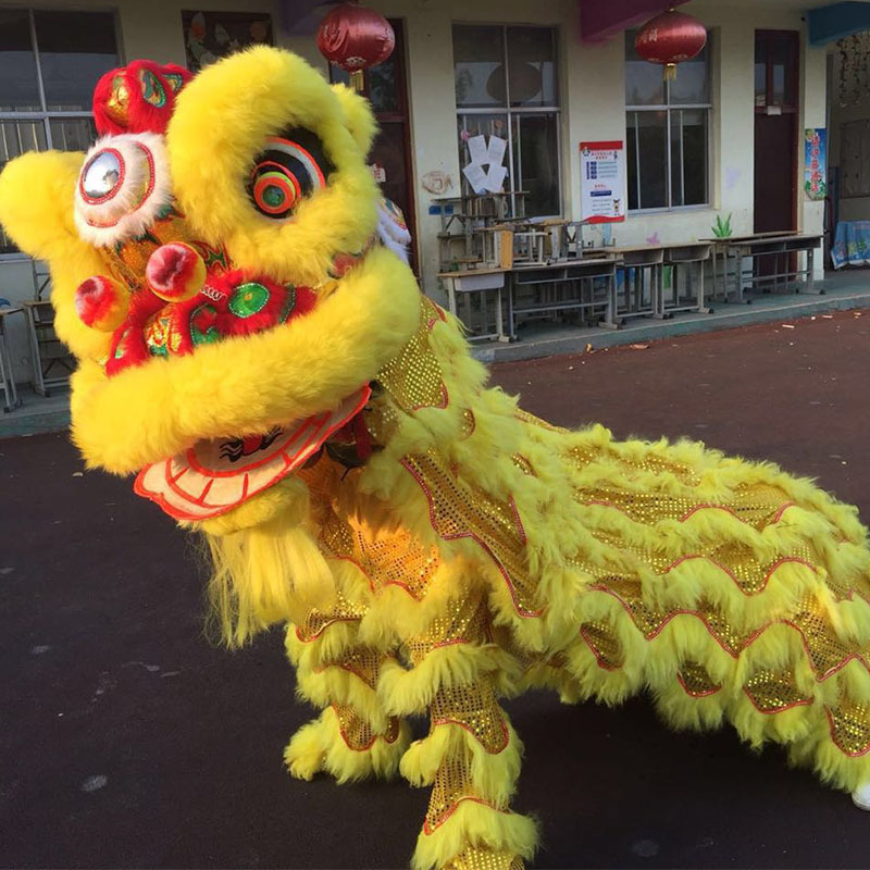 佛山醒狮标准成人鹤装狮舞狮醒狮醒狮舞狮子醒狮南狮澳洲羊毛狮子
