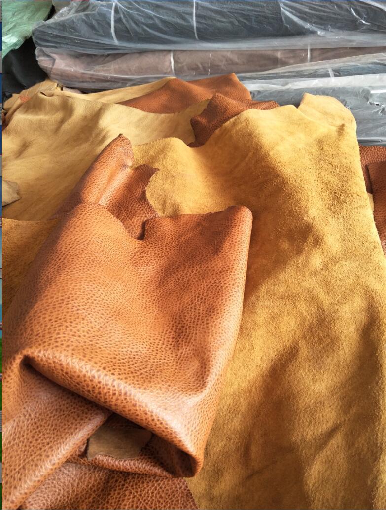 头层真皮 黄牛皮 压花皮 擦色 双色牛皮