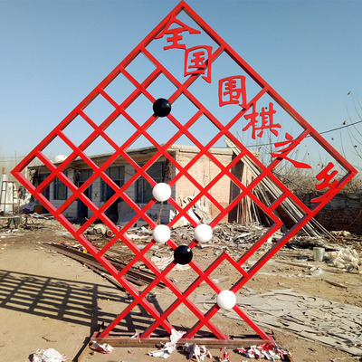 厂家批发不锈钢广场雕塑各种规格棋盘广场摆件欢迎来电咨询