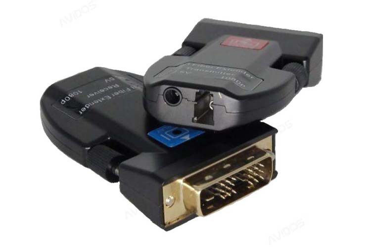 avidos dvi光纤音视频传输器光端机 mini 4k*2k单芯光纤延长器