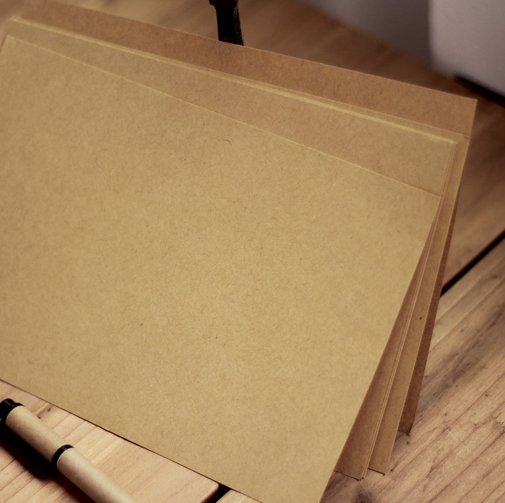 空白信纸怀旧复古牛皮纸信纸 单面横线 厚信纸 a4/a5/b5左右尺寸