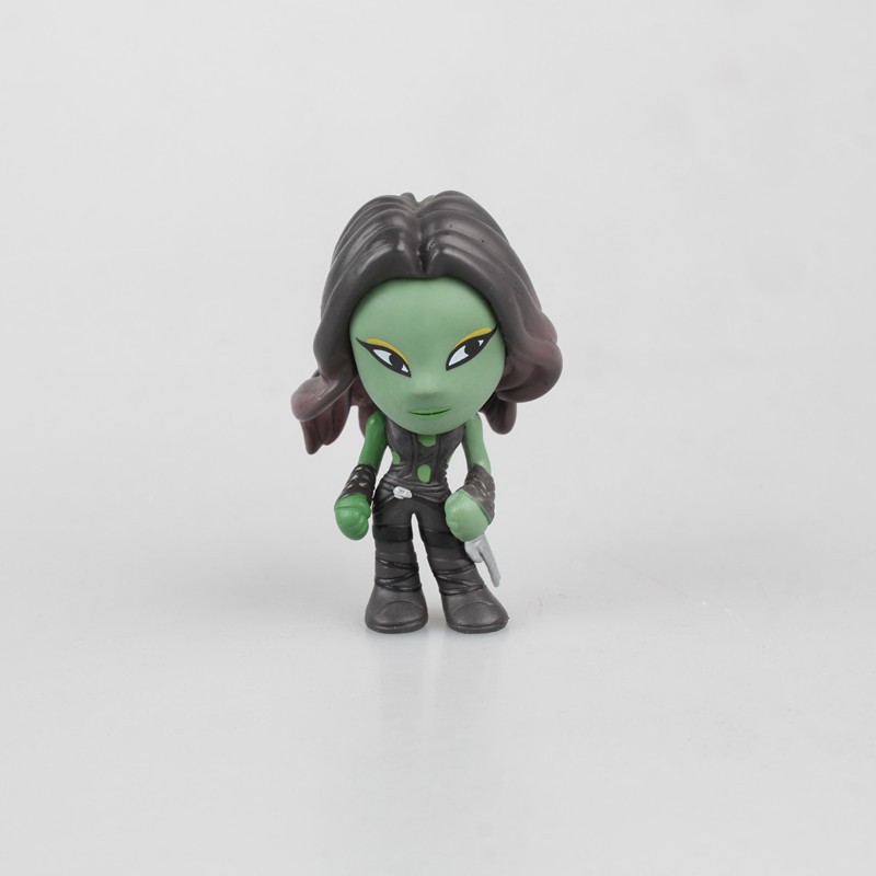 银河护卫队 星爵 卡魔拉 火箭浣熊 毁灭者 树人q版7款摇头公仔