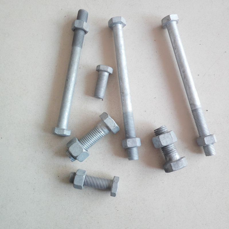 大螺公司 热镀锌双头螺栓 批发 电力双头螺丝 穿钉螺丝 铁塔穿钉