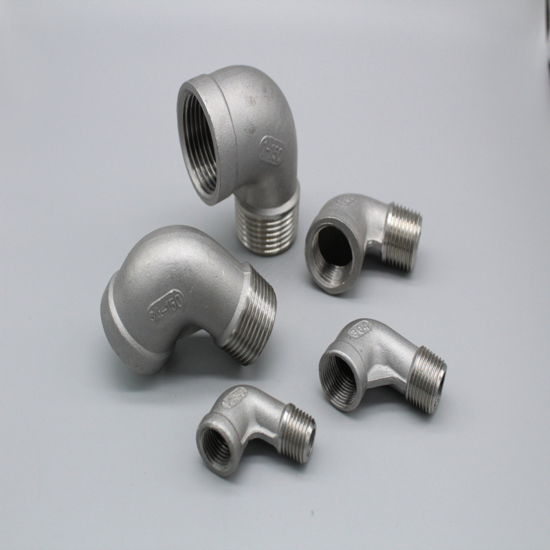 304不锈钢内外丝弯头不锈钢内外牙弯头不锈钢外丝弯头4分6分