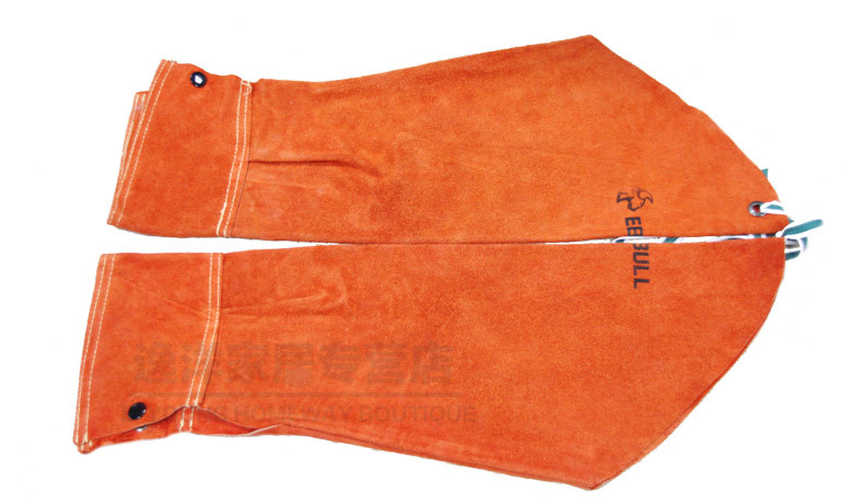 ebull 牛皮电焊护袖套 焊接阻燃防火隔热 焊工袖套加厚劳保