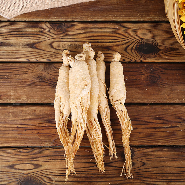 三江源东北特产长白山糖人参 500g袋装白参整支产地批发糖人参