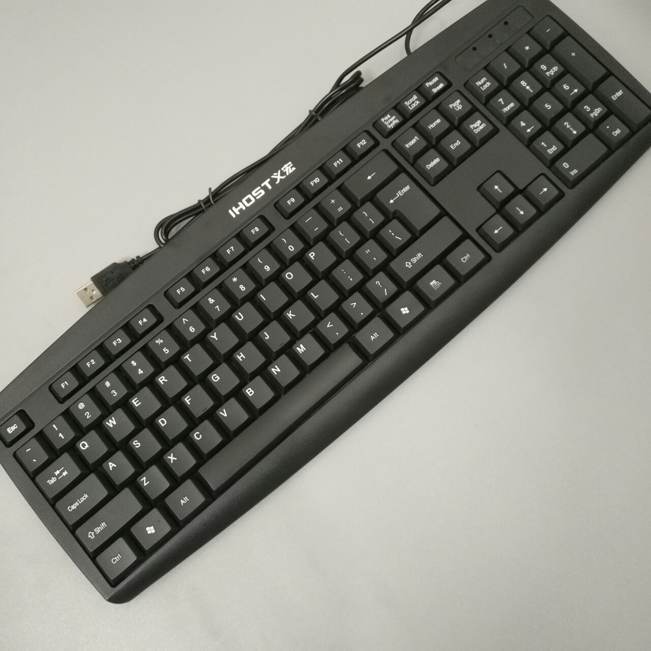 义宏k10电脑有线键盘台式机笔记本办公家用通用装机便宜键盘