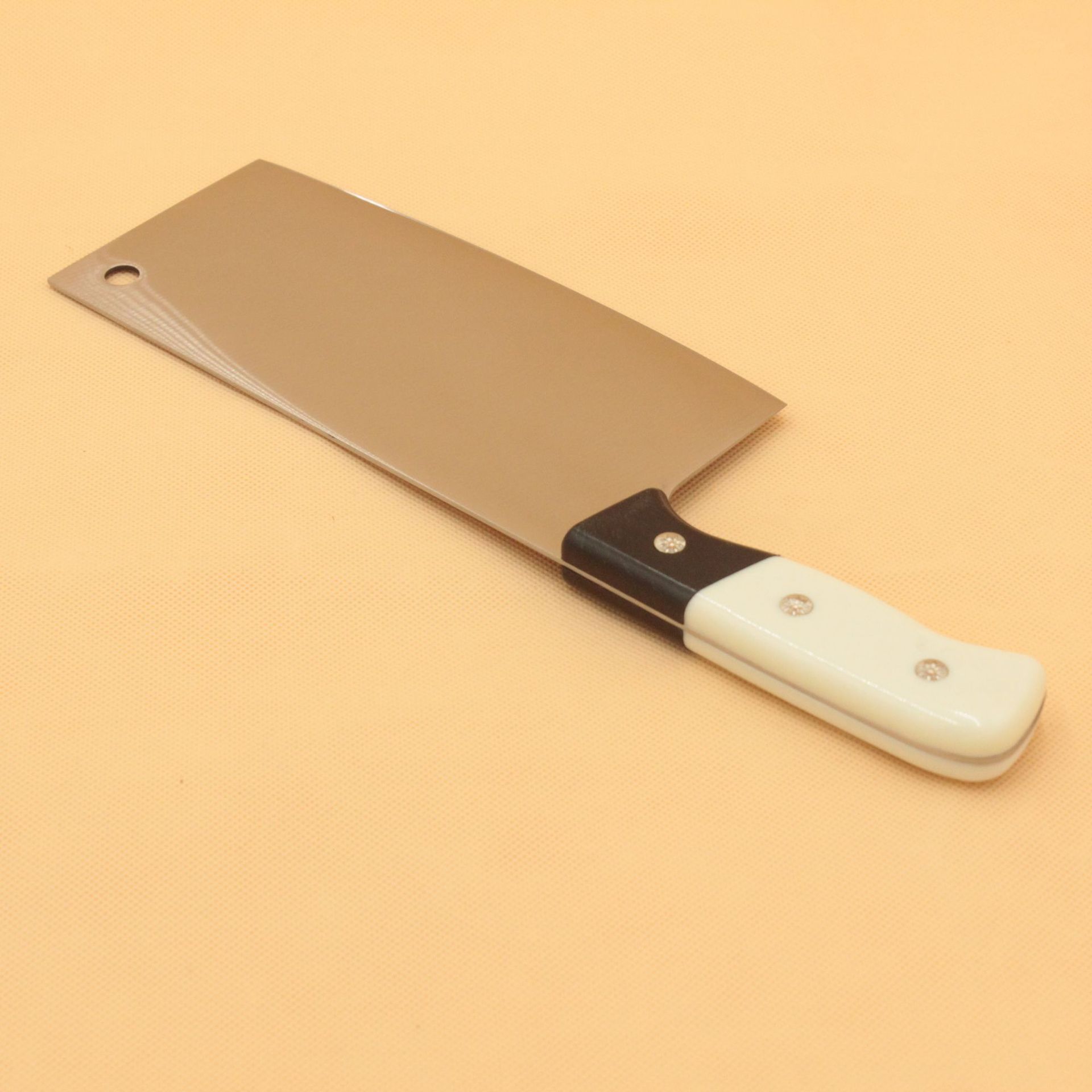 不锈钢菜刀塑料柄钢片刀防烫切菜刀切肉厨房家用菜刀切水果切蔬菜