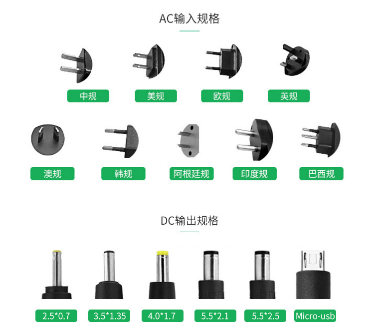 90cm(可延长或缩短)插头规格:默认美规(可做欧规英规澳规中规巴西规等