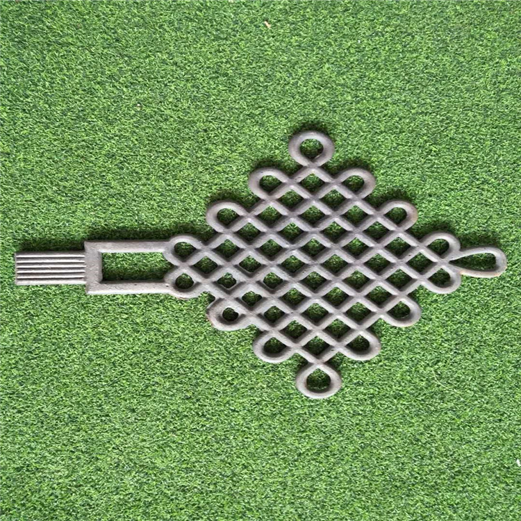 云南红河 铁艺中国结铸铁花大门配件铸铁楼梯配件厂家直供