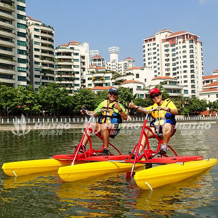 哈雷水上自行车 双人水上单车 双人水上游乐船 厂家直销