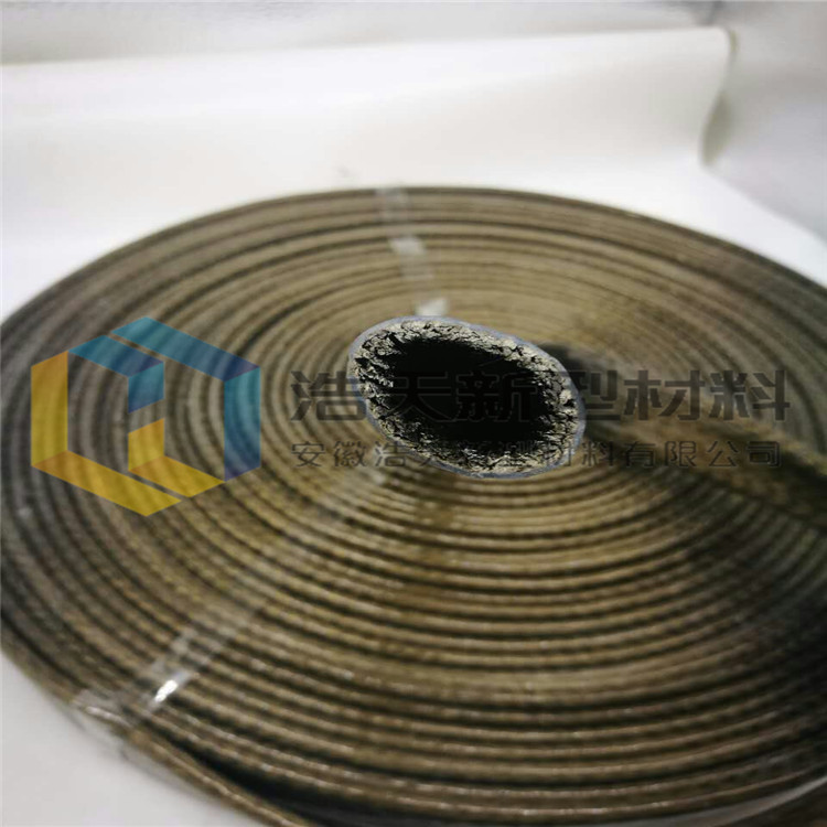 闭口式氟硅橡胶玄武岩套管 耐温800℃ 本公司产品