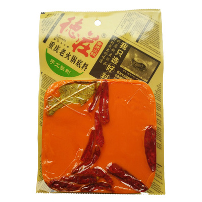 德庄手工牛油老火锅底料500g 24袋/箱