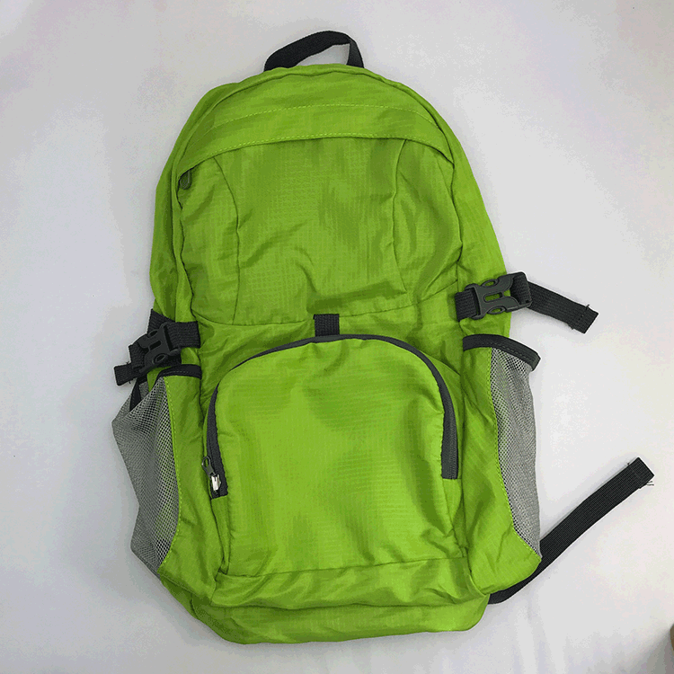 外贸折叠双肩包定制 旅行登山运动背包户外防水尼龙折叠背包超轻