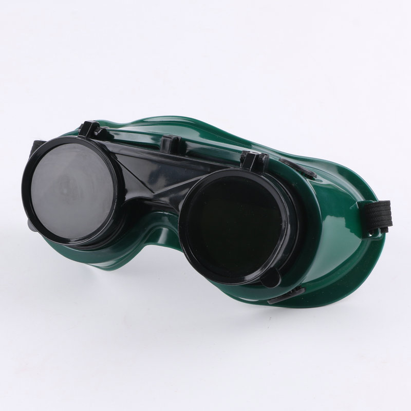 Gas Welding Goggles Welder Protective Sunglasses Double Flip Goggles Flip Labor Glasses Durable Protective Eyewear