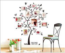 厂家供应AY6031幸福相框树照片搭配款卧室客厅婚房浪漫墙贴批发