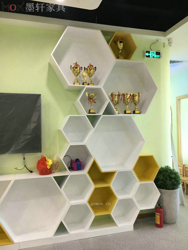 定制电视背景造型柜 逗号柜 电视背景格子 电视背景框