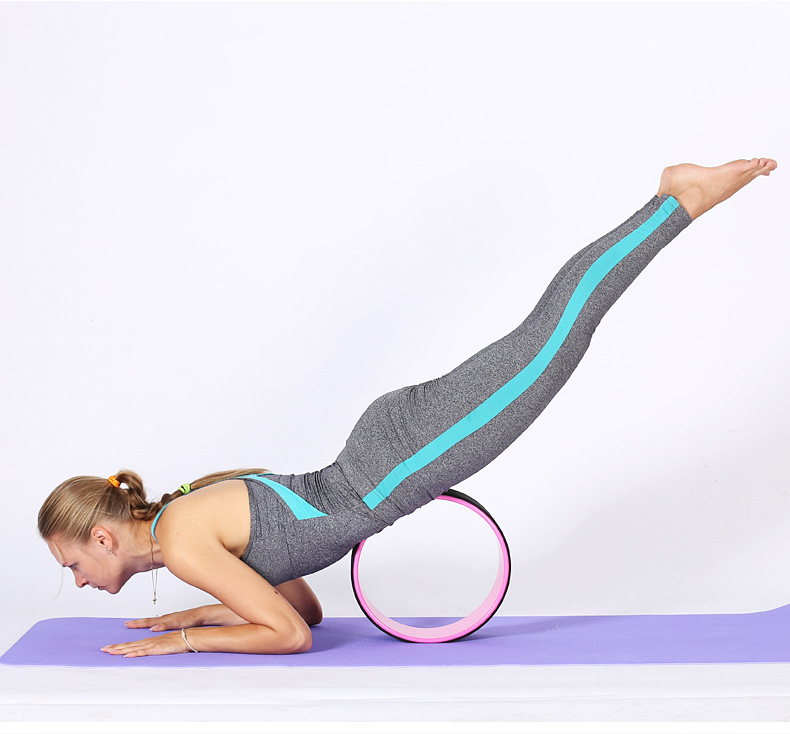 瑜伽轮正品加宽达摩轮瑜珈圈普拉提圈后弯器腰椎拉伸辅助防滑