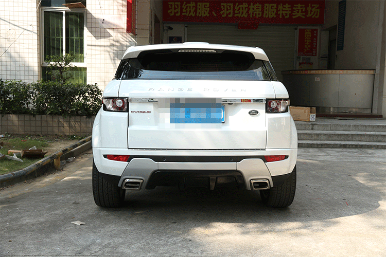 适用于路虎揽胜极光改装配件 揽胜极光后尾箱装饰 后饰条装饰配件