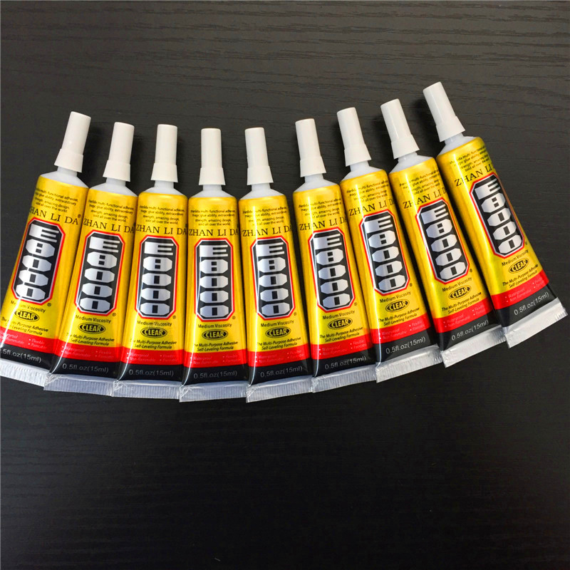 e8000胶水自带针头15ml极细针头e8000胶水 手机屏幕胶 布料贴钻胶