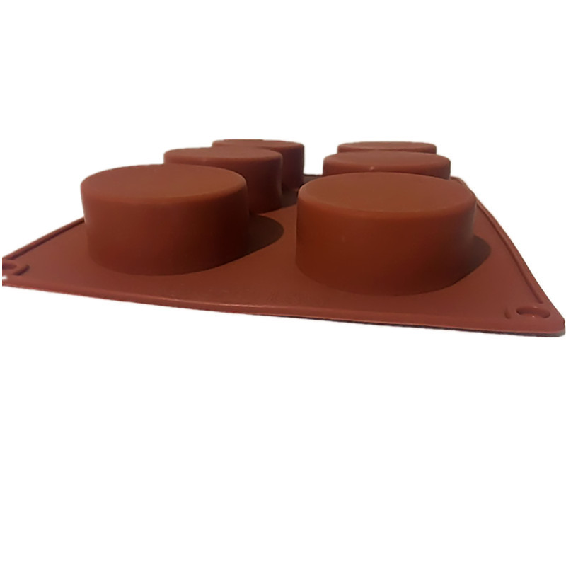 6连矮款圆柱蛋糕慕斯饼干巧克厨房烘焙工具自制手工皂冰格模具