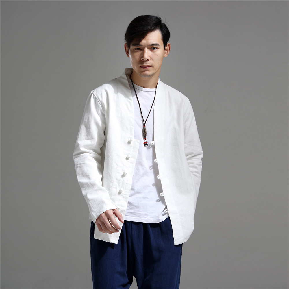 麻凡布衣20新款 棉麻男装 复古中国风 民族风男款衬衫 休闲外套