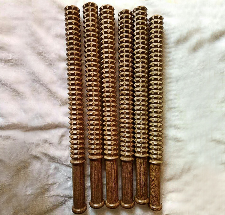 鸡翅木狼牙棒实木防身棍棒木质棍子刺棒户外健身按摩棒厂家直销