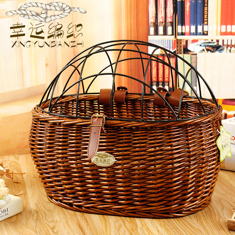 New Car Car Pet Basket Portable Pet Bed Large Bicycle Basket Easy to Disassemble Car Basket