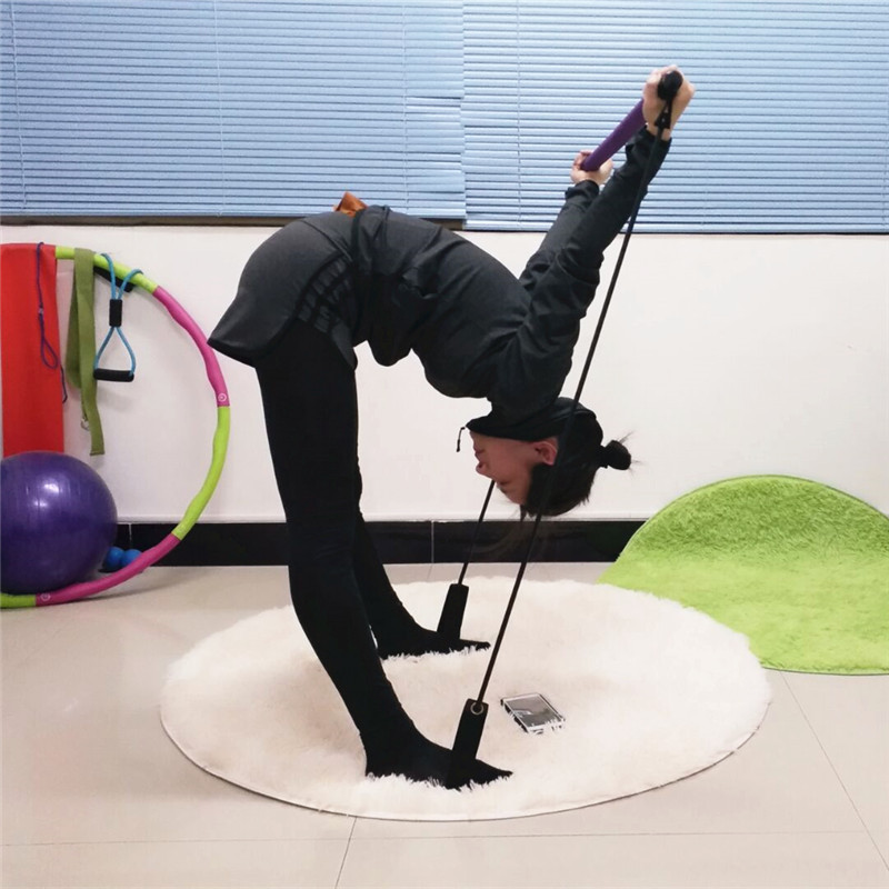 厂家直销多功能瑜伽拉力器 普拉提健身棒健身杆 瑜伽棒gymstick