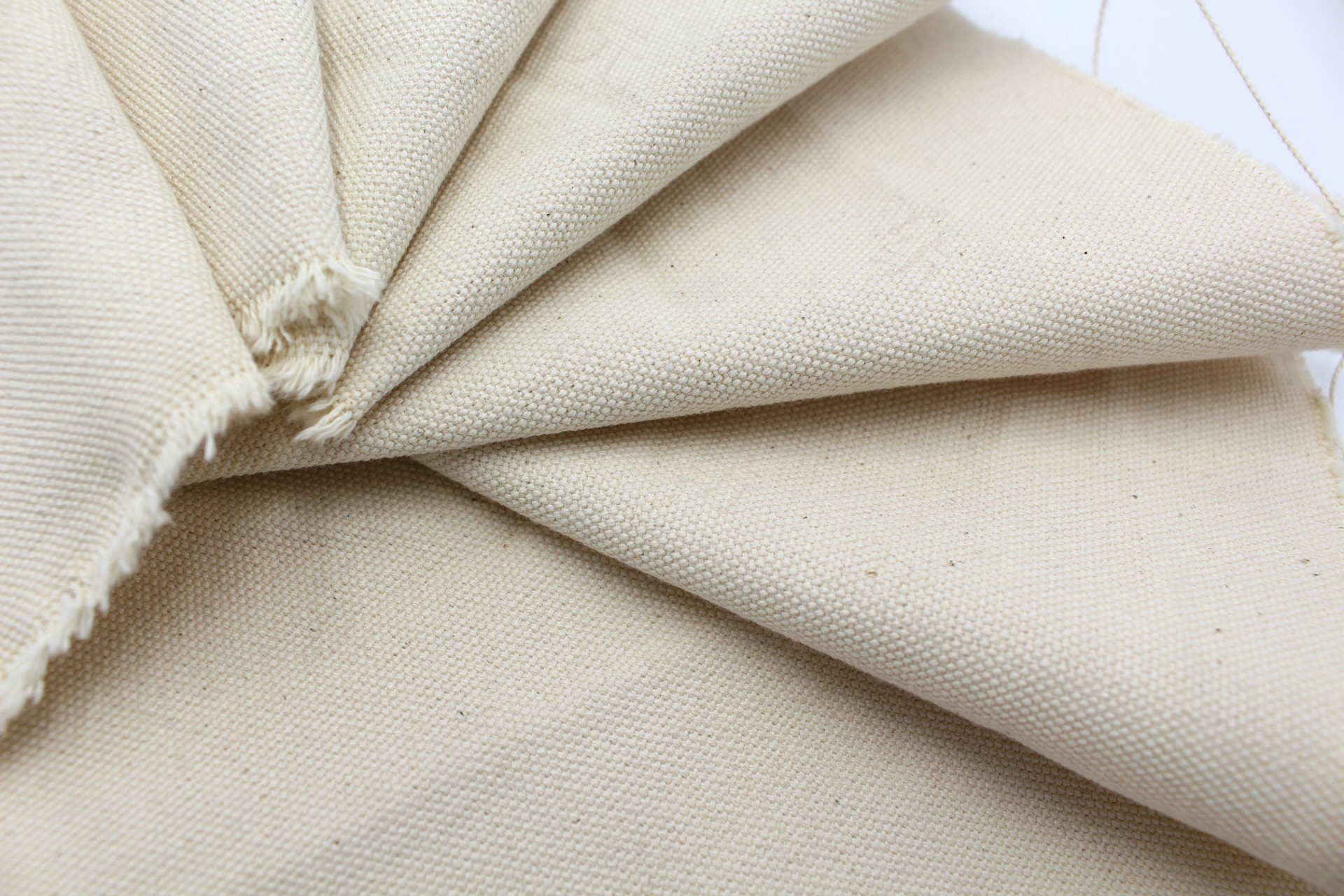 16安梭织有机棉帆布箱包用料10*10无公害环保棉布童装3*3全棉布