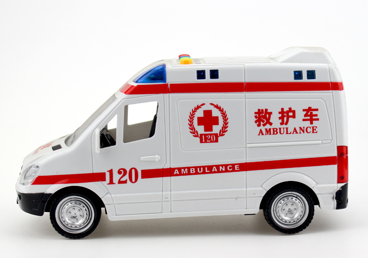 精灵狗惯性工程车儿童救护车警车110 带音乐故事唐诗 早教汽车