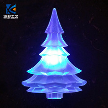 创意LED七彩圣诞树小夜灯圣诞节 吸盘灯 壁灯装饰灯 批发