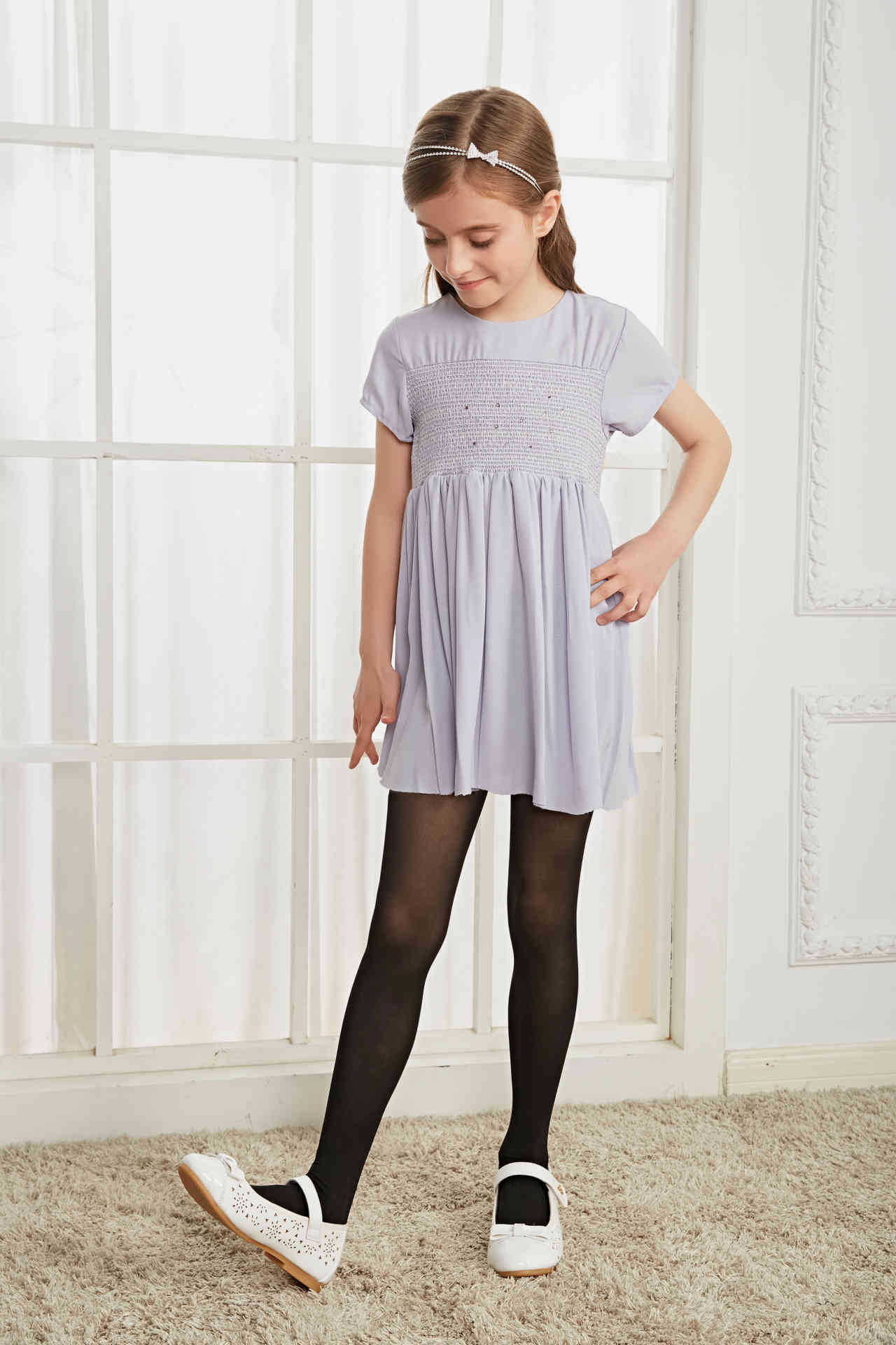 新款80d天鹅绒彩虹公主跳舞袜时尚儿童超柔连裤袜批发