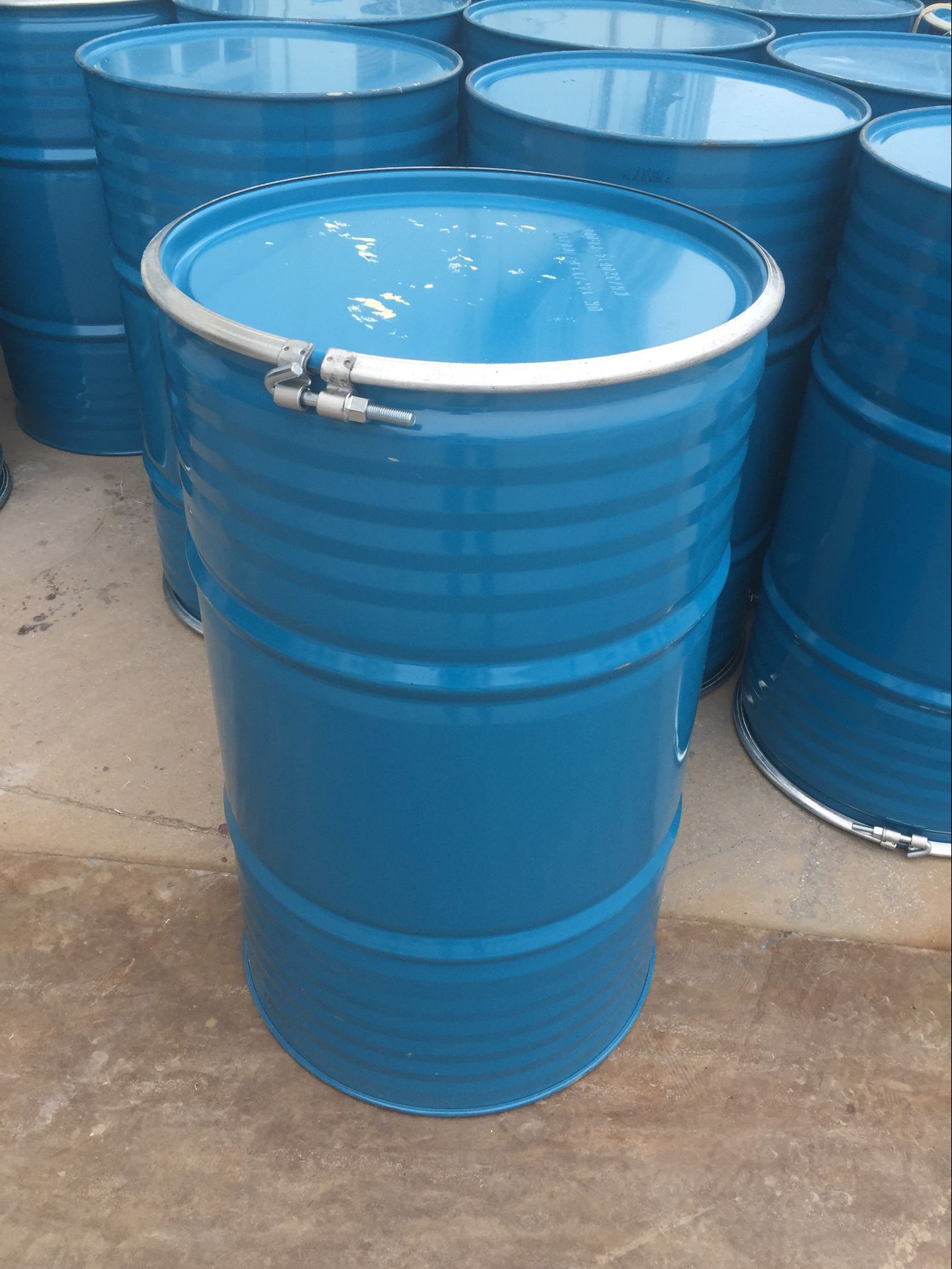 厂家供应200l烤漆开口大铁桶 208升化工桶包装桶 油漆金属桶定做