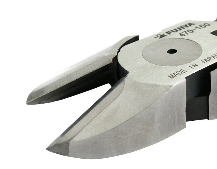 日本fujiya富基亚超硬刃强力剪钳470-150 150mm斜口钳