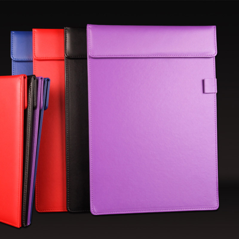 a5餐饮店菜单夹酒店点单夹皮面qc检测报告夹会议签字垫板夹