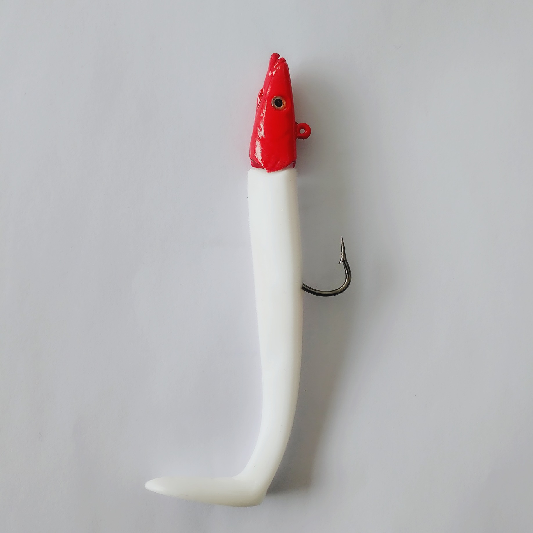 速卖通热销jig铅头钩软体鱼饵11cm/19g铅头鱼钓鱼路亚包铅鱼软饵