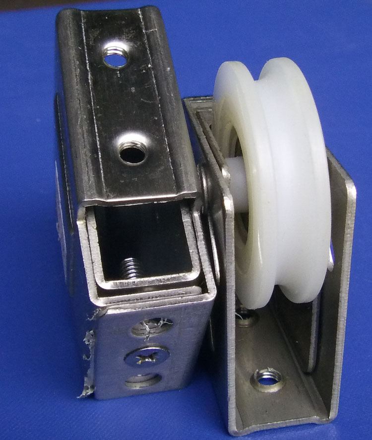 铝合金门窗推拉门滑轮五金建材不锈钢轴承滑轮批发纱窗配件老式90