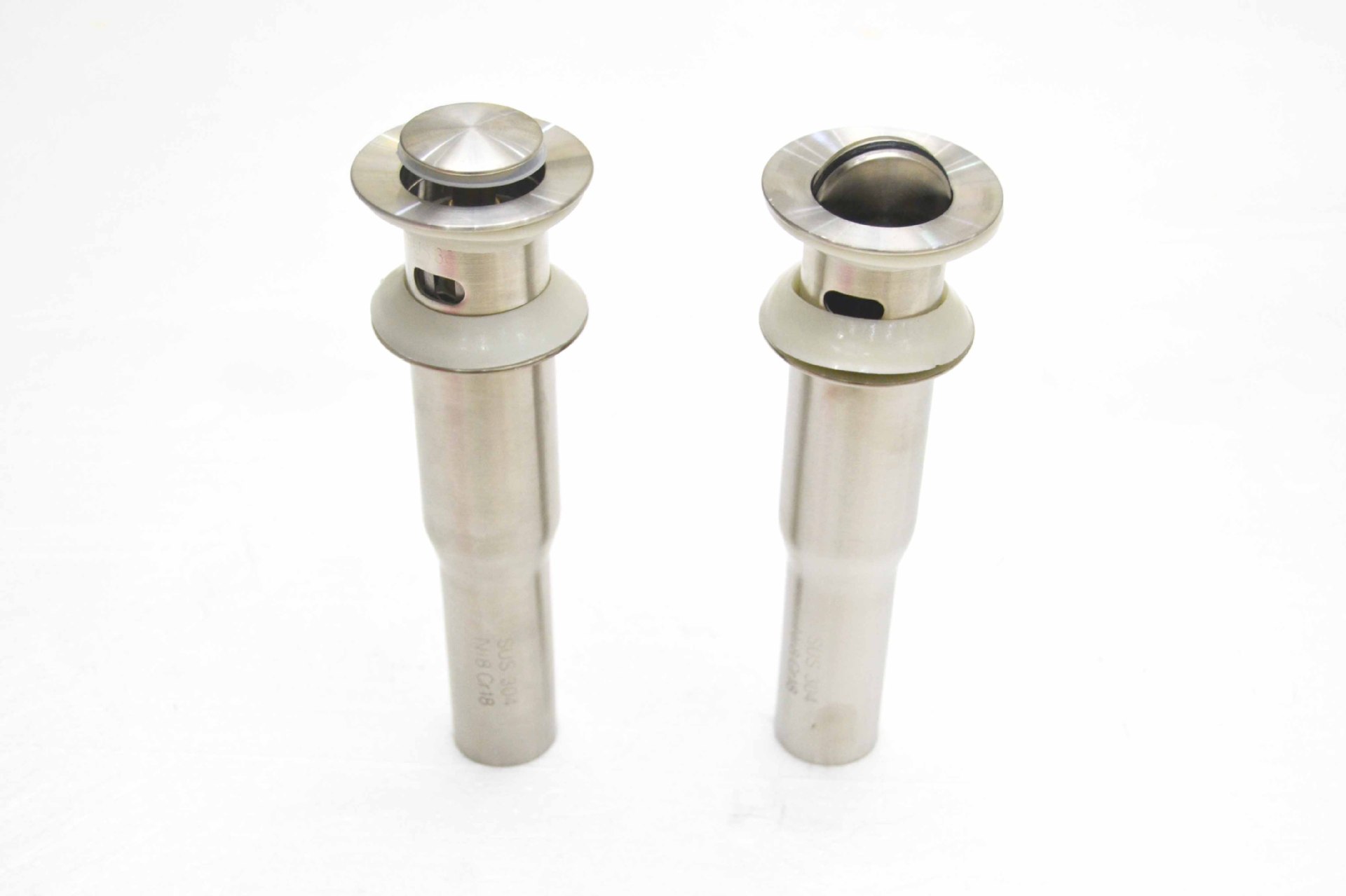 高品质下水器304不锈钢弹跳翻盖落水器洗手盆洗漱台排水下水器