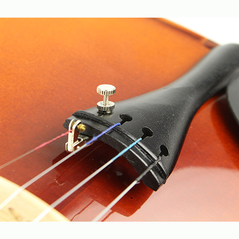 优质小提琴微调器4/4-1/8小提琴配件弦钩 银色 调音方便 型号齐全