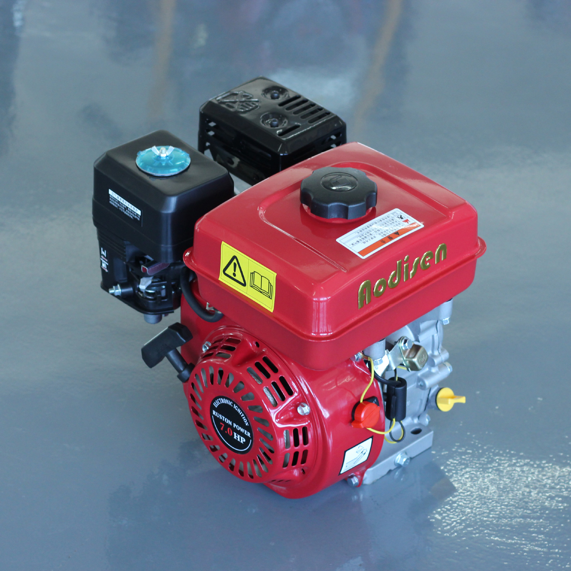 厂家直销新款170f汽油电动机四冲程单缸风冷6.5匹动力力内燃机