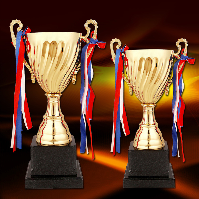 热销团体比赛金属奖杯碗杯 篮球足球赛事奖杯 辩论赛运动会奖杯